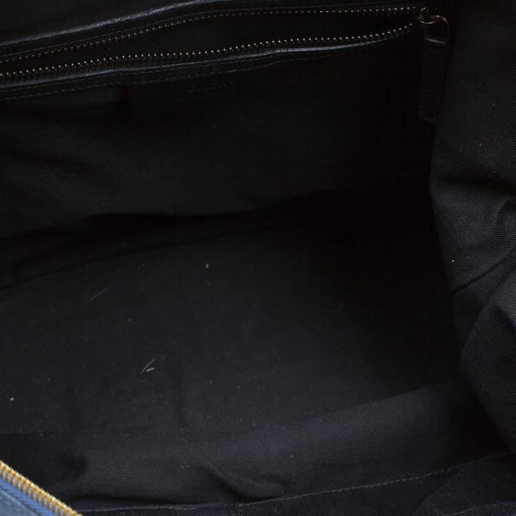Pre Owned Givenchy Blue Leather Medium Nightingale Tote