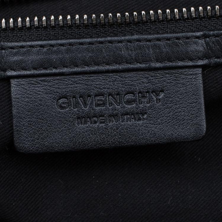 Pre Owned Givenchy Blue Leather Medium Nightingale Tote