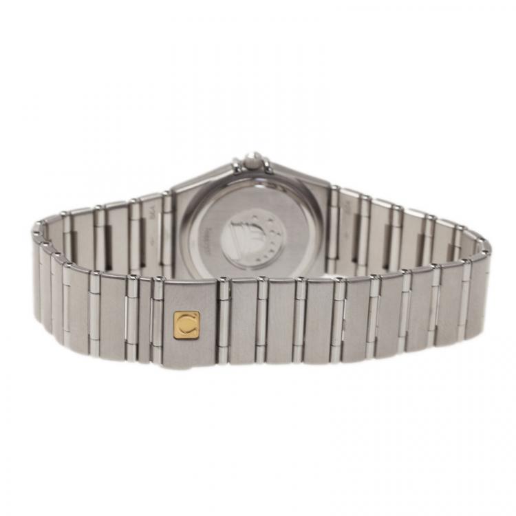 Pre Owned Omega Stainless Steel Constellation Wristwatch SS 24MM