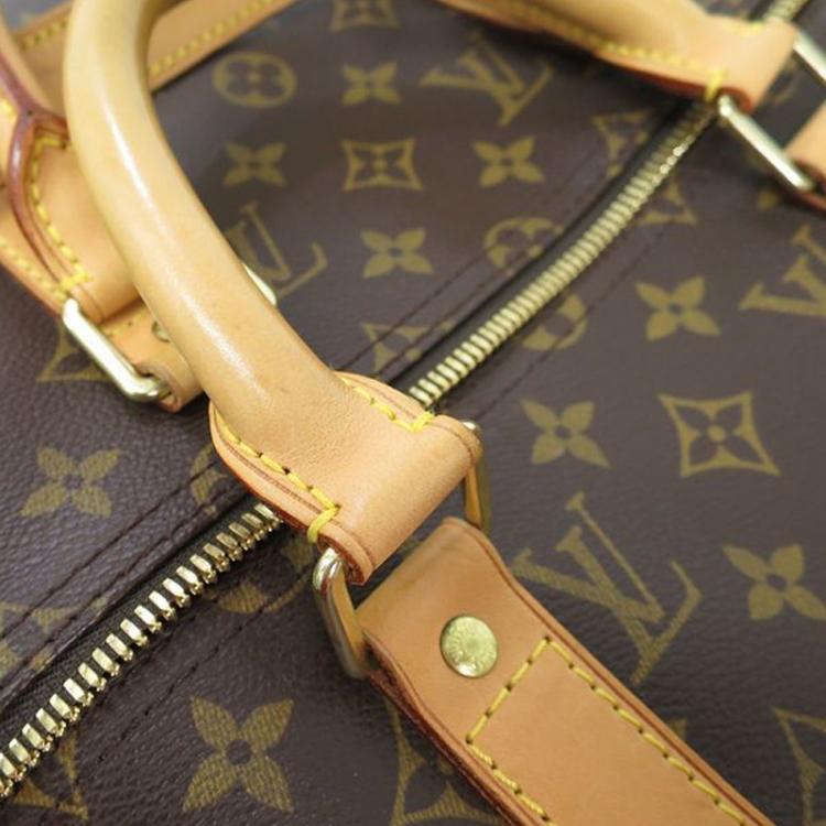 مملوكة مسبقًا Louis Vuitton Monogram Canvas Bandouliere Keepall 50