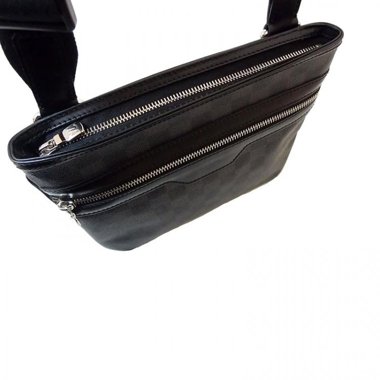Pre Owned Louis Vuitton Damier Graphite Thomas Messenger Bag