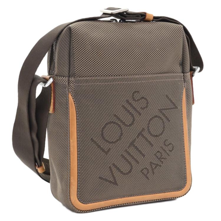 Pre Owned Louis Vuitton Terre Damier Geant Citadin Messenger Bag