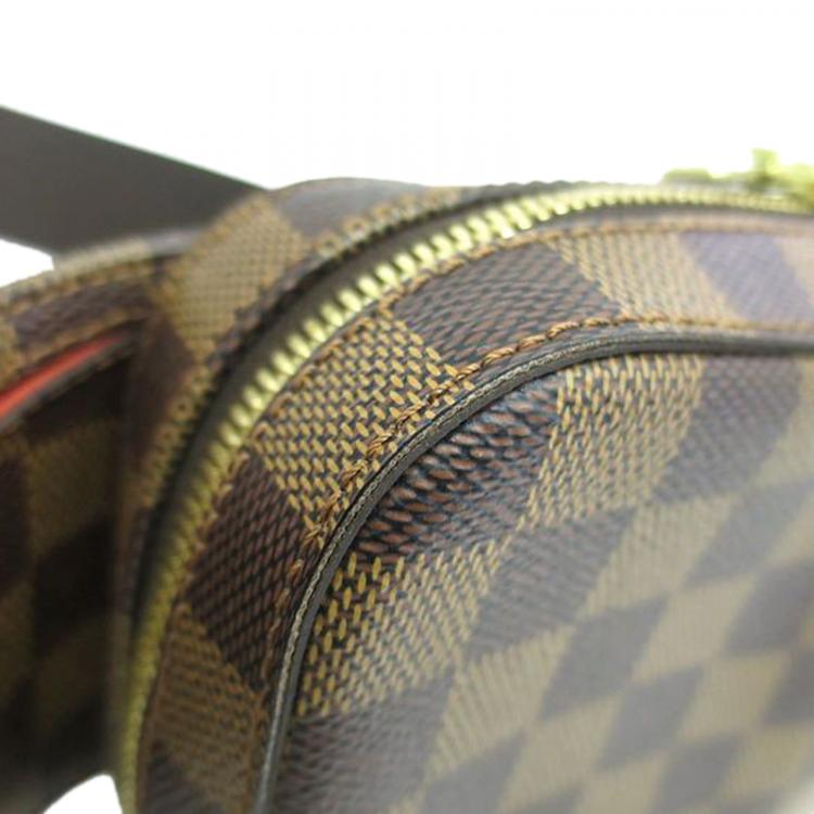 Pre Owned Louis Vuitton Damier Ebene Geronimos Messenger Bag