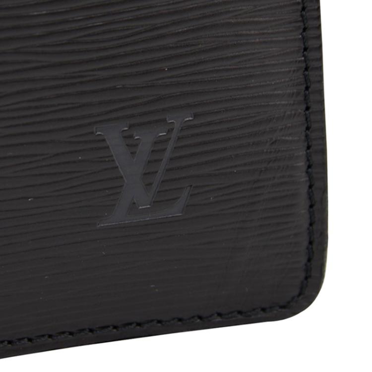 Pre Owned Louis Vuitton Black Epi Leather Serviette Fermoir Briefcase 
