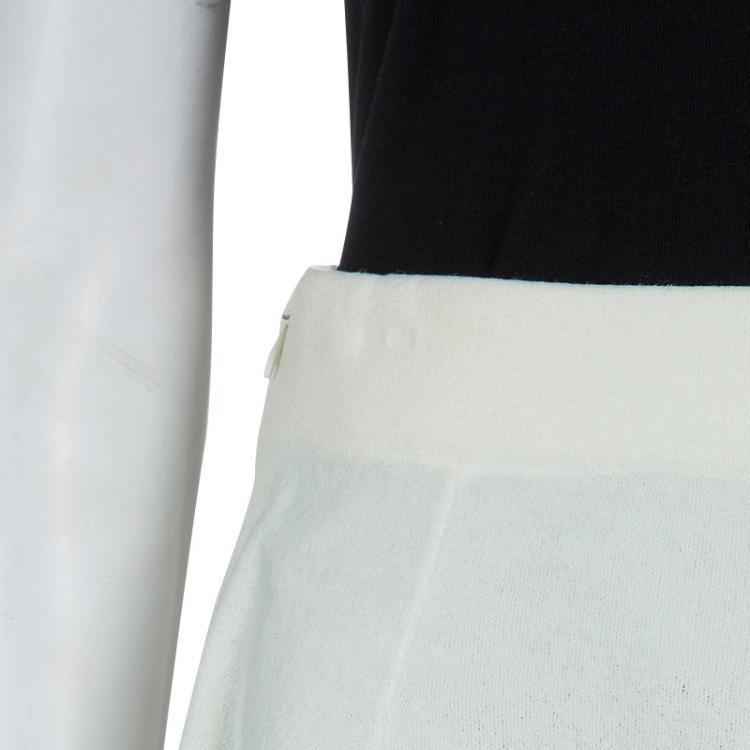 Pre Owned 3.1 Phillip Lim Cream Wool Flared Skirt S