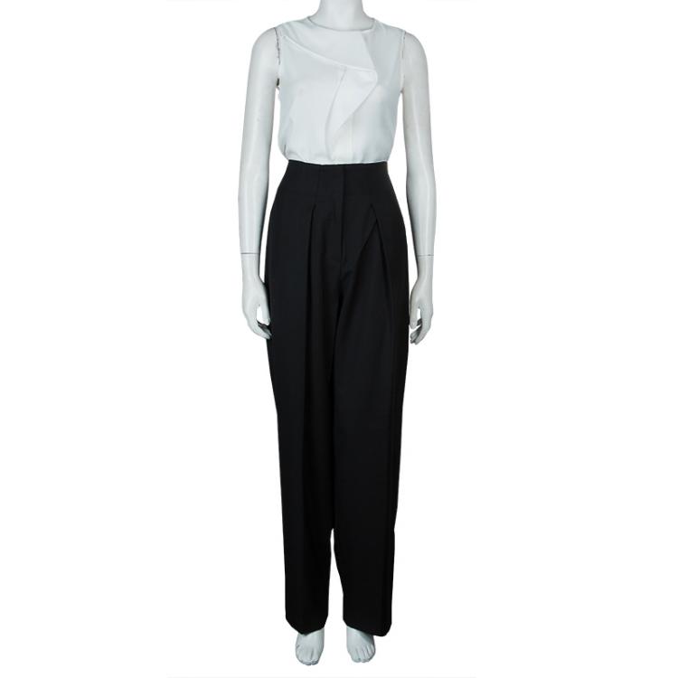 Pre Owned 3.1 Phillip Lim Black High Waist Wide Leg Trousers M