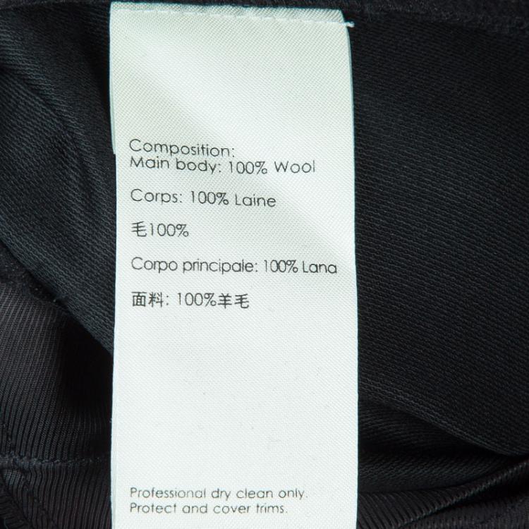 Pre Owned 3.1 Phillip Lim Black High Waist Wide Leg Trousers M