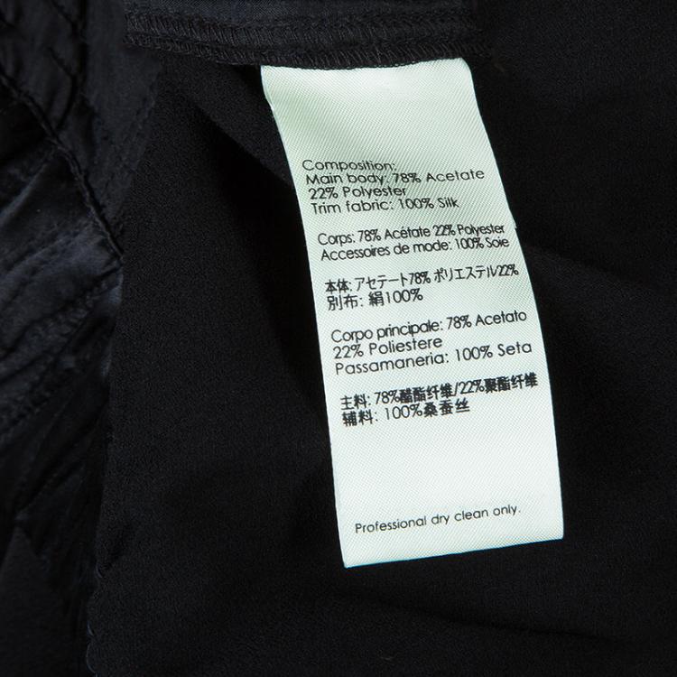 Pre Owned 3.1 Phillip Lim Black Smocked Waist Trousers M