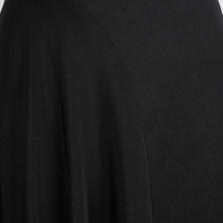 Pre Owned 3.1 Phillip Lim Black Wool A Line Horizon Skirt M