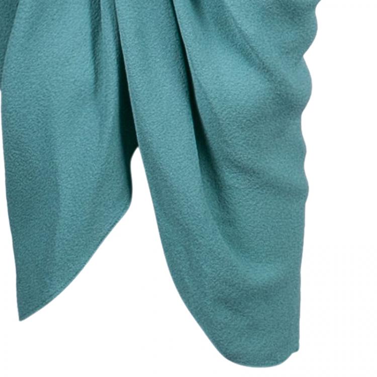 Pre Owned 3.1 Phillip Lim Green Gathered Sleeveless Dress M