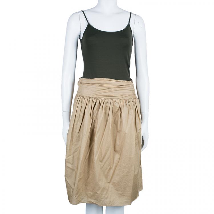Pre Owned 3.1 Phillip Lim Beige Flared Skirt L