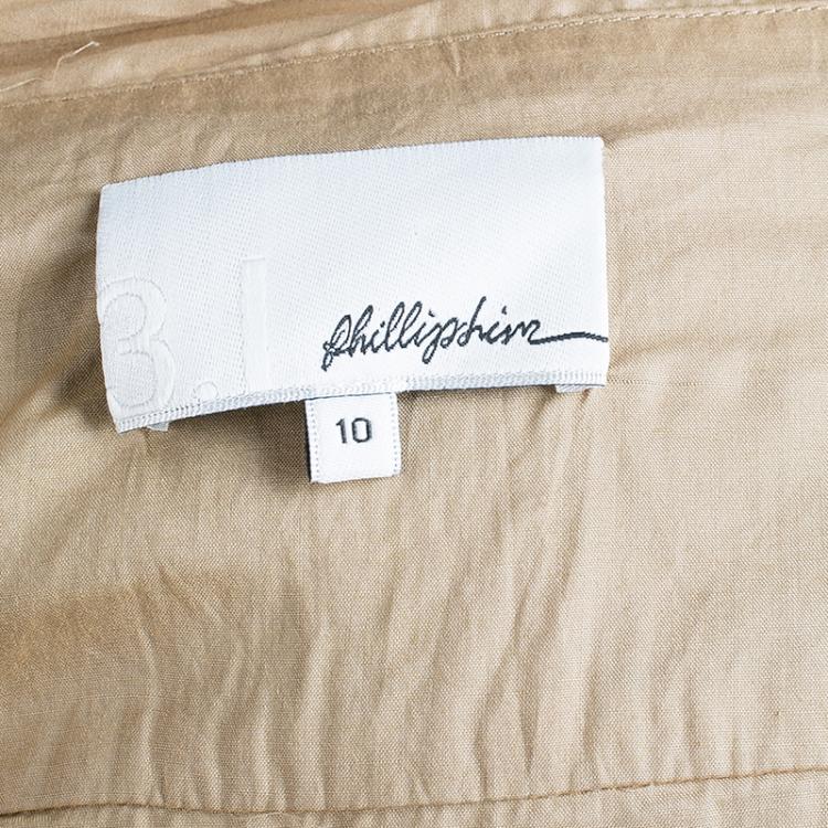 Pre Owned 3.1 Phillip Lim Beige Flared Skirt L