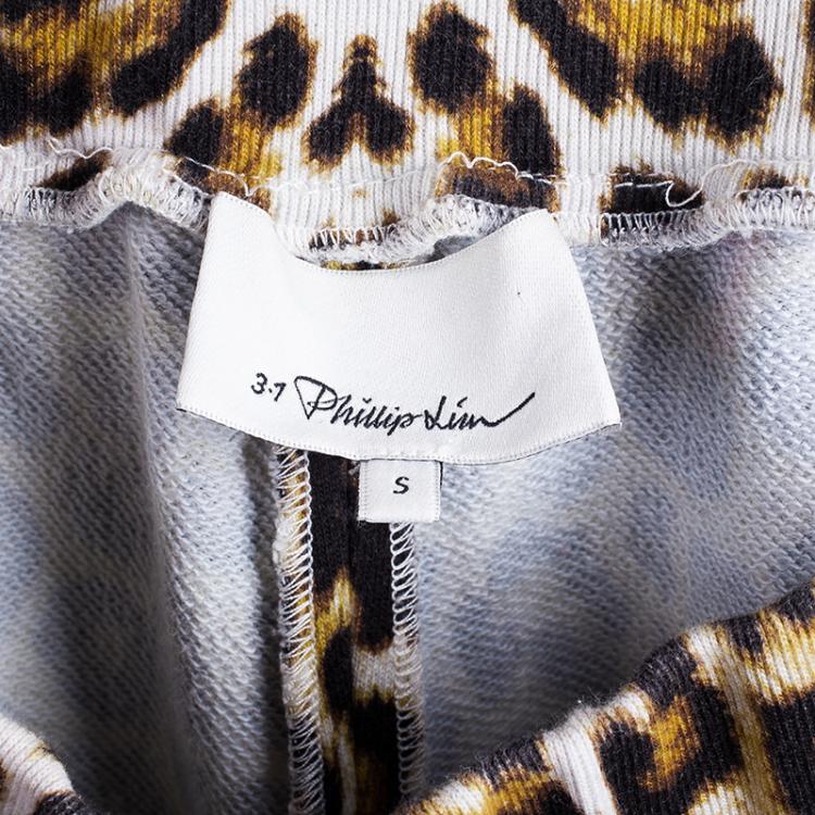 Pre Owned 3.1 Phillip LimLeopard Print Pants S