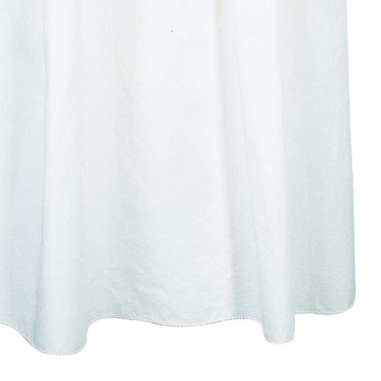 Pre Owned 3.1 Phillip Lim White Embellished Short Sleeve Dress S