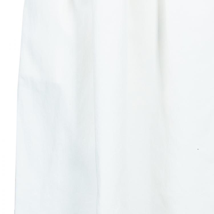 Pre Owned 3.1 Phillip Lim White Embellished Short Sleeve Dress S