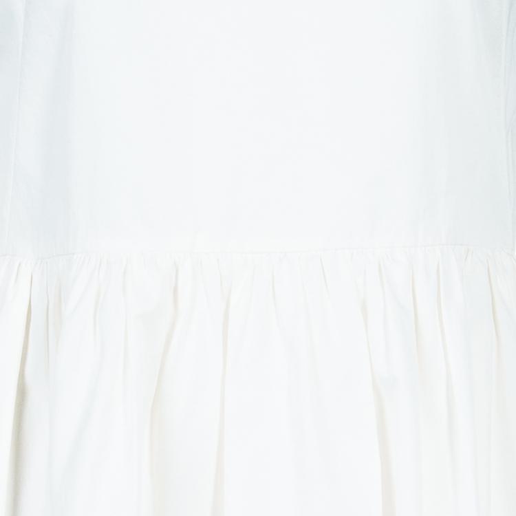 Pre Owned 3.1 Phillip Lim White Embellished Short Sleeve Dress S