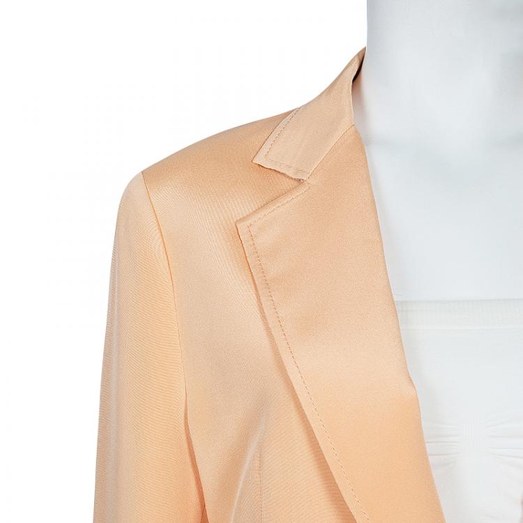 Pre Owned 3.1 Phillip Lim Silk Satin Crepe Blazer L