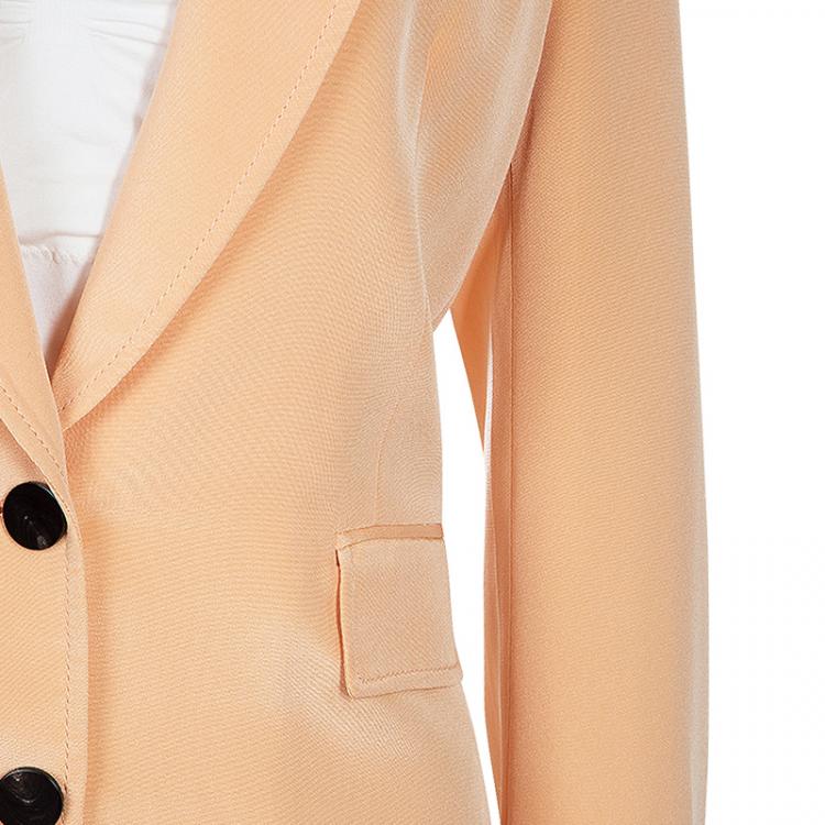 Pre Owned 3.1 Phillip Lim Silk Satin Crepe Blazer L