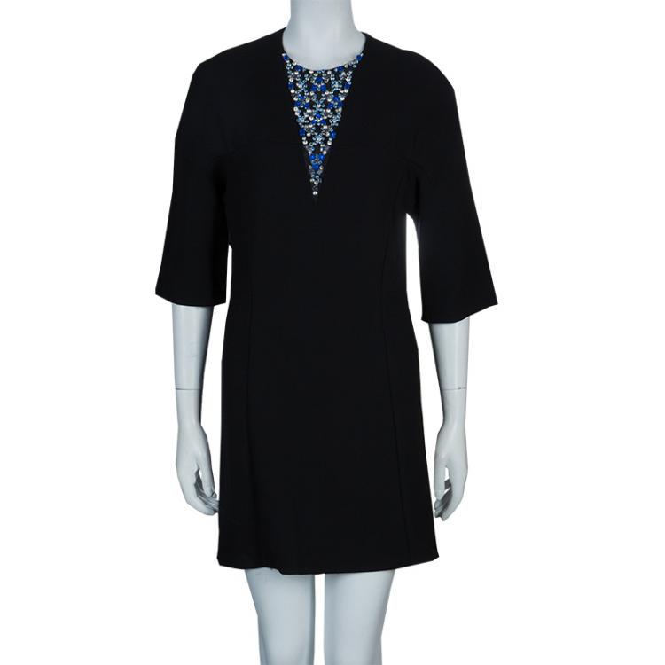 مملوكة مسبقًا 3.1 Phillip Lim Black Crystal Embellished Dress M