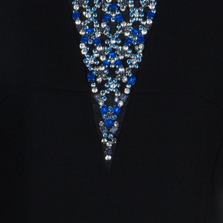 مملوكة مسبقًا 3.1 Phillip Lim Black Crystal Embellished Dress M