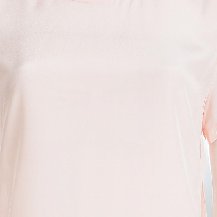 Pre Owned 3.1 Phillip Lim Blush Pink Silk High Low Sheer Top S