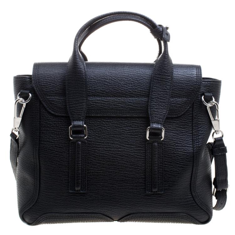 Pre Owned 3.1 Phillip Lim Black Leather Large Pashli Tote