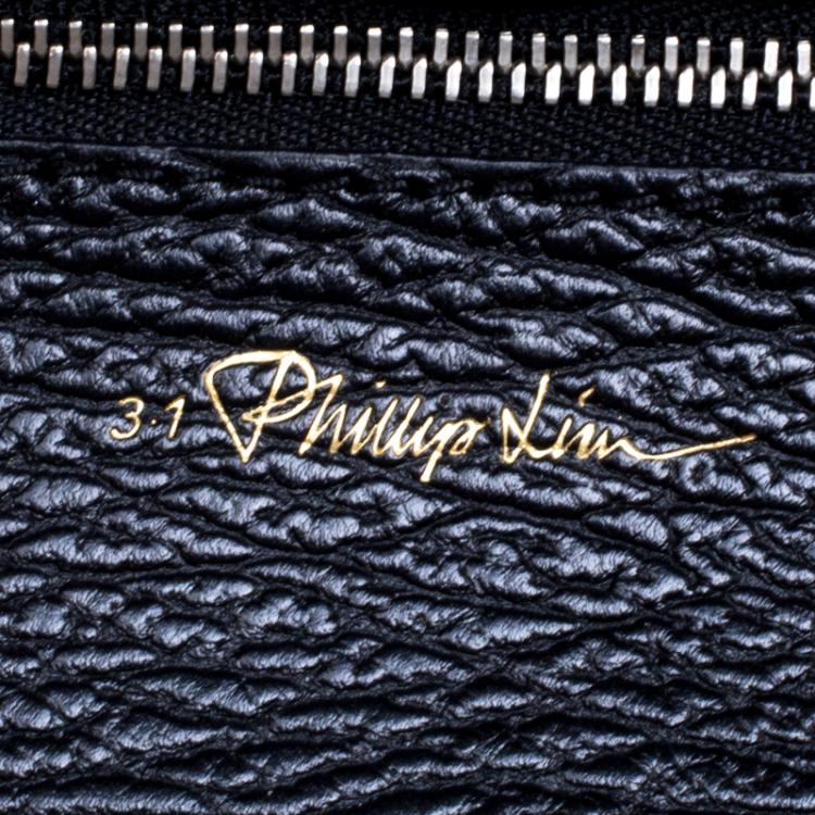 Pre Owned 3.1 Phillip Lim Black Leather Large Pashli Tote