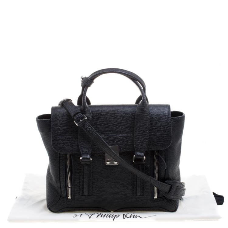 Pre Owned 3.1 Phillip Lim Black Leather Large Pashli Tote
