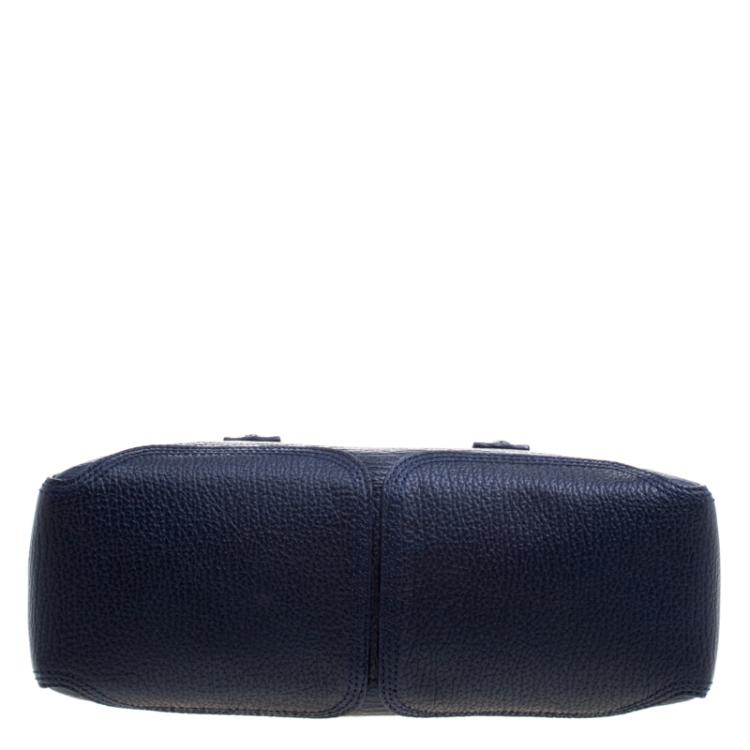 مملوكة مسبقًا 3.1 Phillip Lim Navy Blue Leather Medium Pashli Satchel