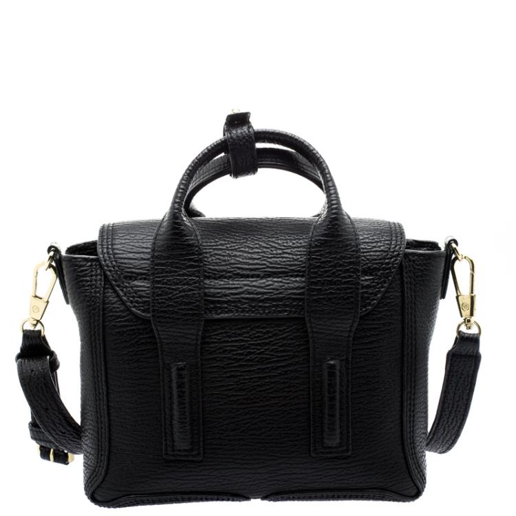 Pre Owned 3.1 Phillip Lim Black Leather Mini Pashli Satchel 