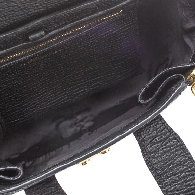 Pre Owned 3.1 Phillip Lim Black Leather Mini Pashli Satchel 