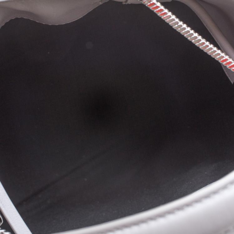 Pre Owned 3.1 Phillip Lim Grey Leather Small Drawstring Bucket Soleil Bag