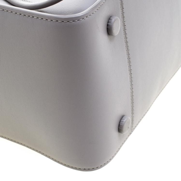 Pre Owned 3.1 Phillip Lim Grey Leather Small Drawstring Bucket Soleil Bag