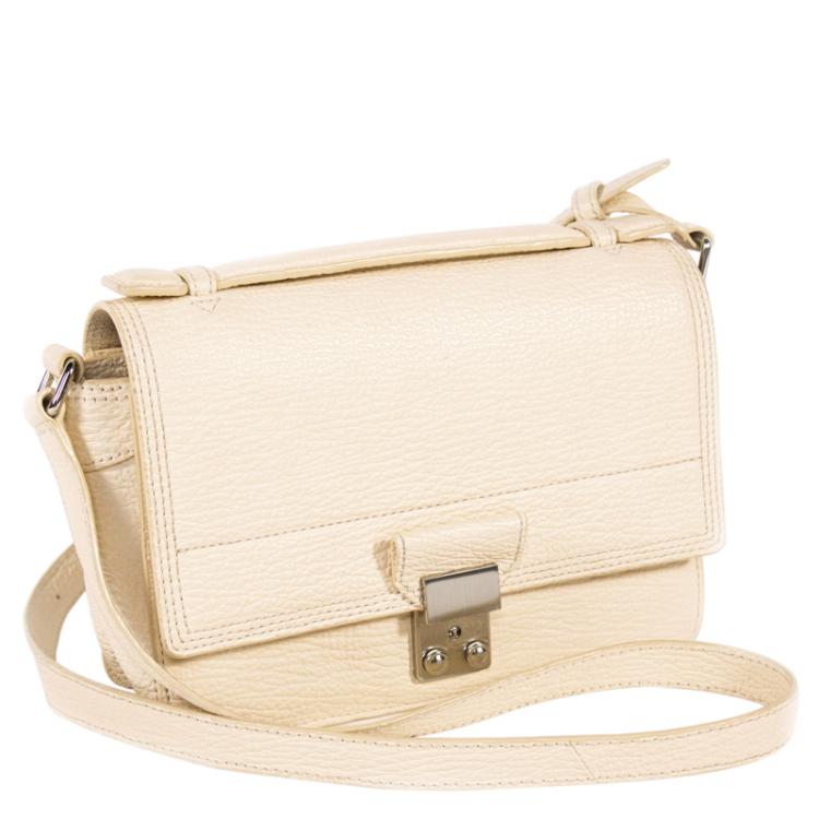 Pre Owned Phillip Lim Beige Pashli Mini Messenger