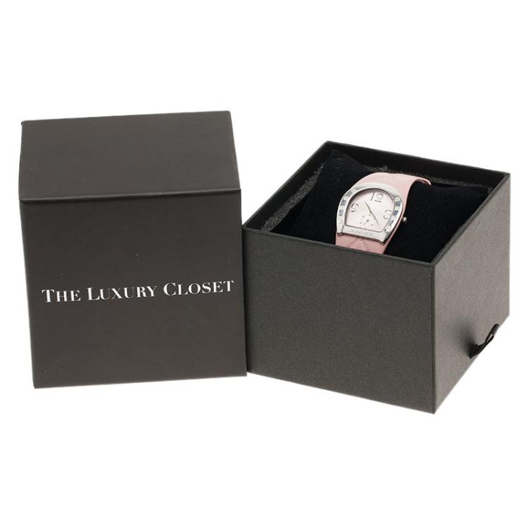 Pre Owned Aigner Pink Stainless Steel Capri Women's Wristwatch 31MM