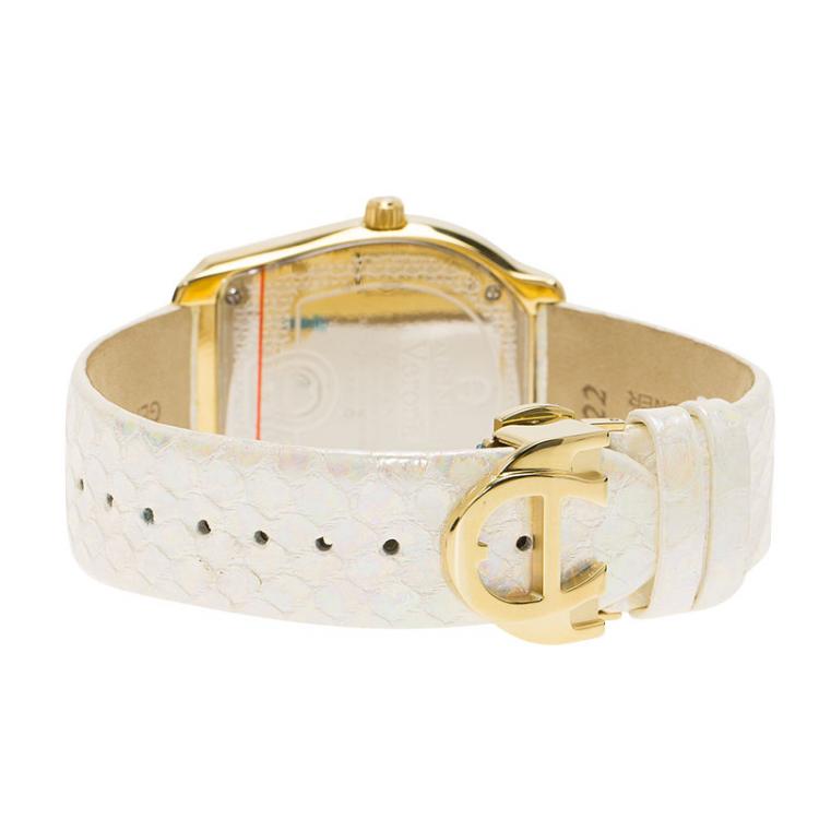 Pre Owned Aigner Mother of Pearl Stainless Steel Verona A48000 Women's Wristwatch 39MM