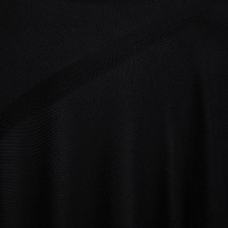 Pre Owned Alaia Black Flare Maxi Skirt M