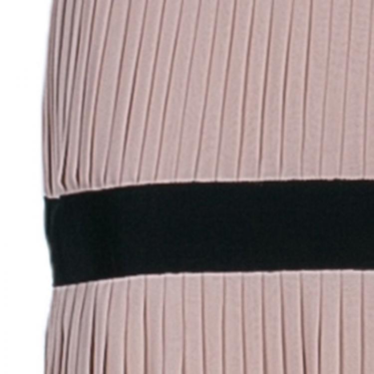 Pre Owned Alberta Ferretti Blush Pink Embellished Gown M