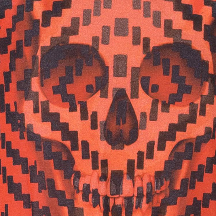 Pre Owned Alexander McQueen Red Skull Tank Top S