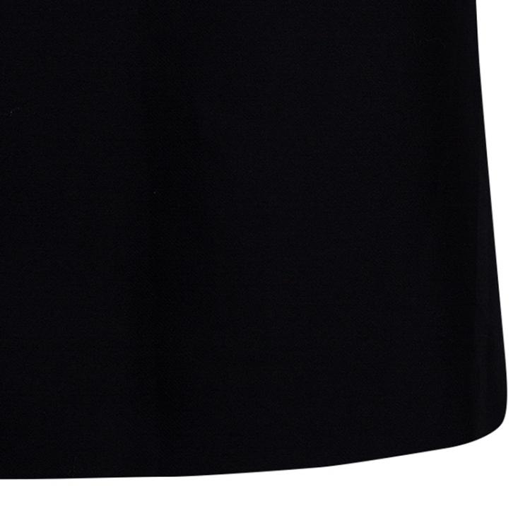 Pre Owned Alexander McQueen Black Wool and Silk Skirt L