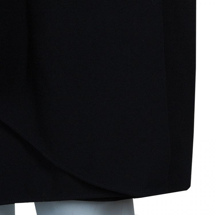 Pre Owned Alexander McQueen Wool Crepe Dress S