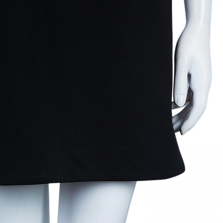 Pre Owned Alexander McQueen Red and Black Shift Dress S
