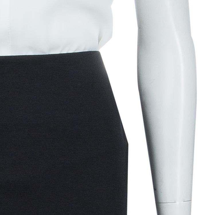 مملوكة مسبقًا McQ by Alexander McQueen Black Pencil Knit Skirt XL
