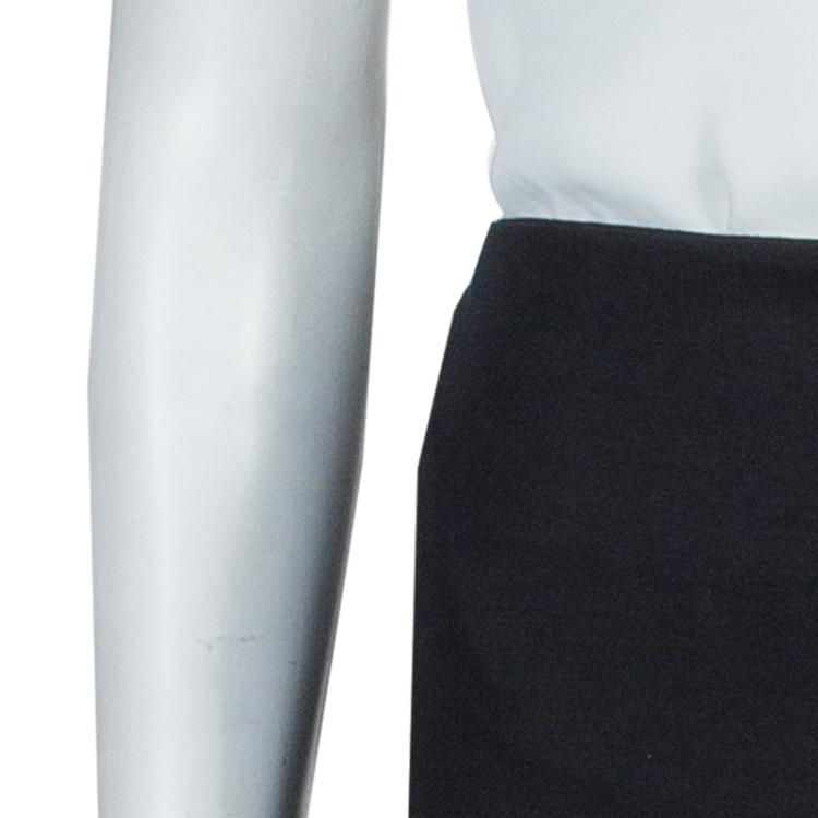 مملوكة مسبقًا McQ by Alexander McQueen Black Pencil Knit Skirt XL