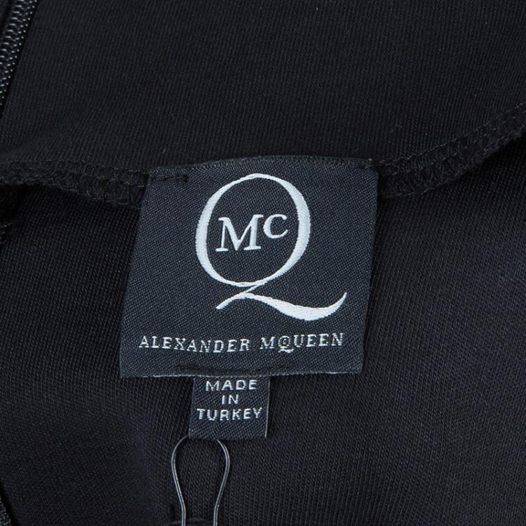 مملوكة مسبقًا McQ by Alexander McQueen Black Pencil Knit Skirt XL