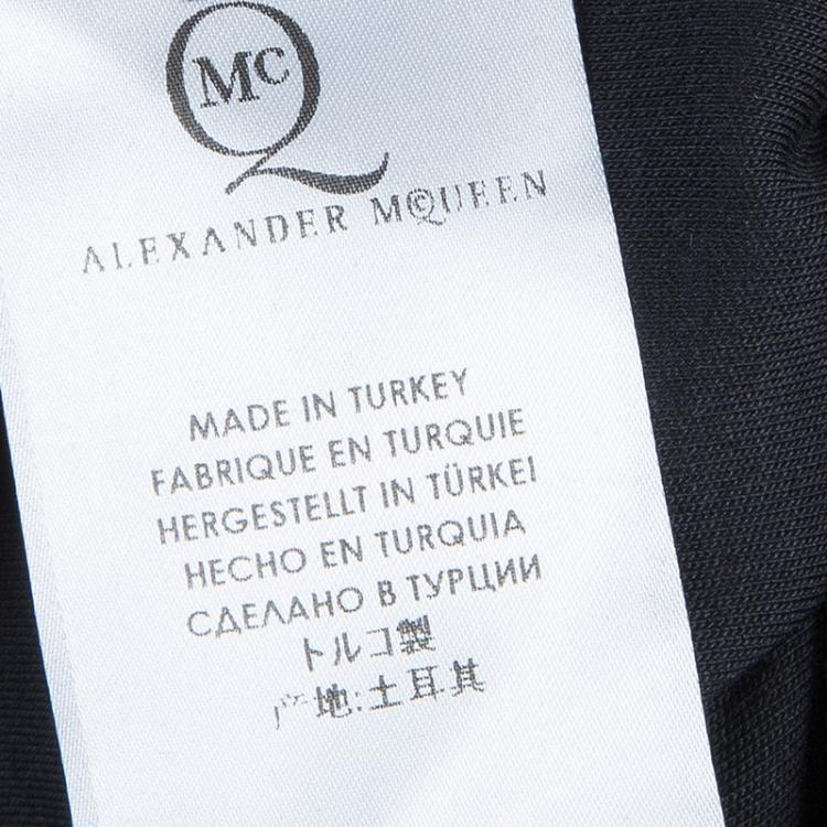 مملوكة مسبقًا McQ by Alexander McQueen Black Pencil Knit Skirt XL
