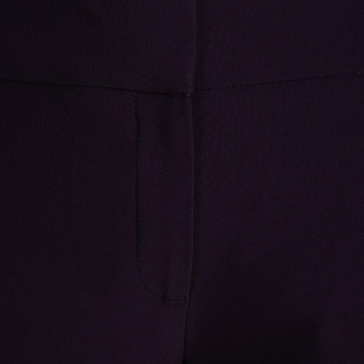 Pre Owned Alexander McQueen Purple Tailored Trousers S