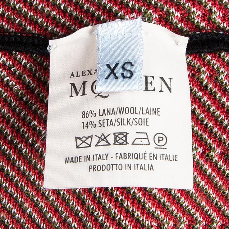 Pre Owned Alexander McQueen Floral Fit & Flare Dress XS