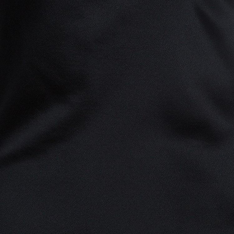 Pre Owned Alexander McQueen Black Asymmetric Silk Dress S
