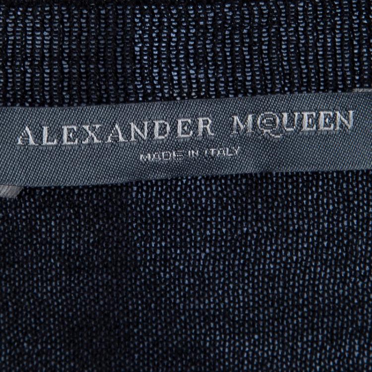 Pre Owned Alexander Mcqueen Black Cashmere Sleeveless Top S 